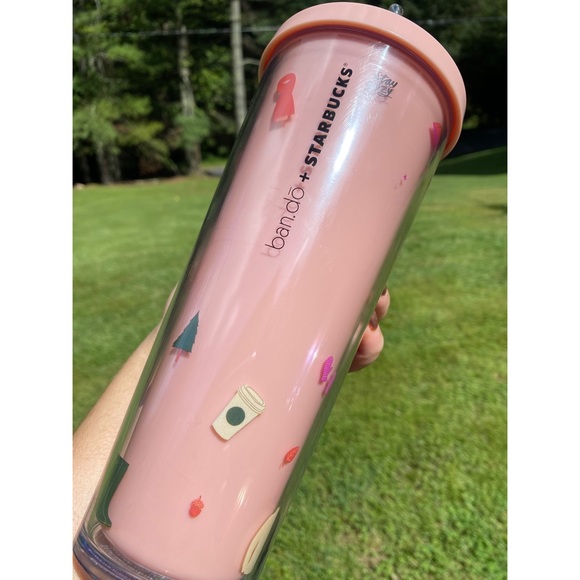 . Starbucks + Ban.do HTF Pink Sweater Weather Pumpkin Spice Tumbler/Cold Cup - Picture 7 of 15
